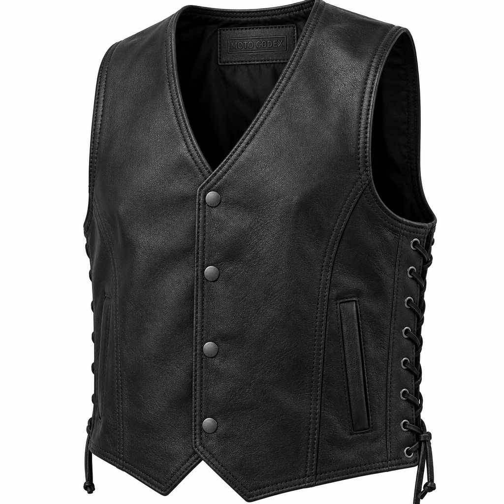 Leather Club Vest - Classic