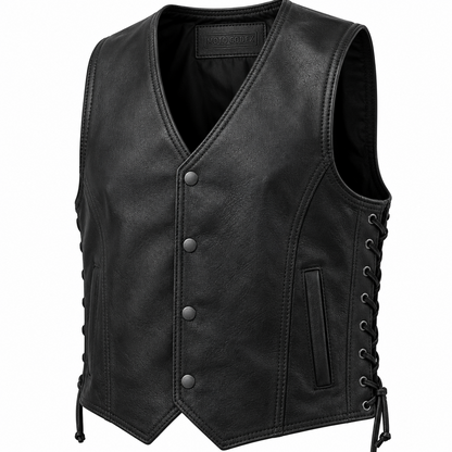 Leather Club Vest - Classic