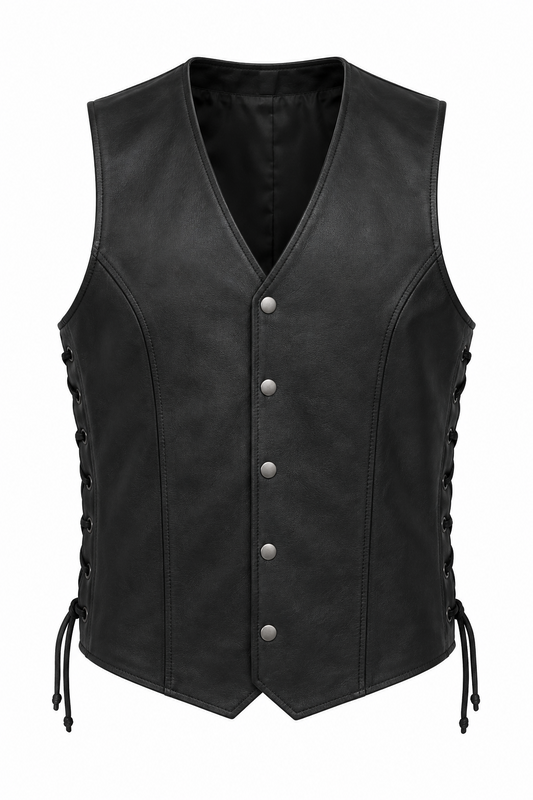 Leather Club Vest - Classic