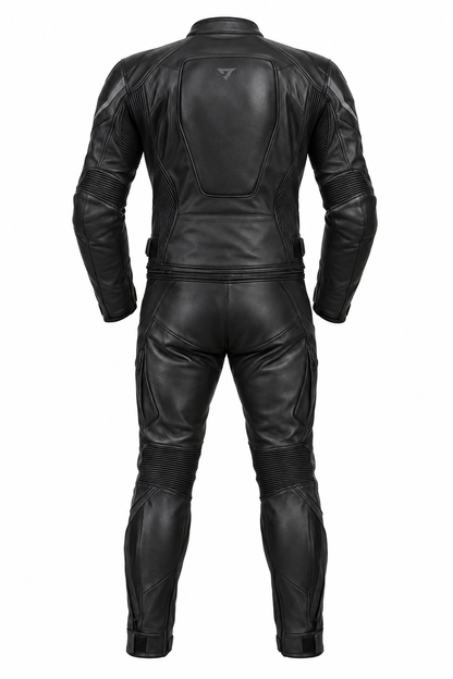 Two-Piece Leather Touring Suit – Back View