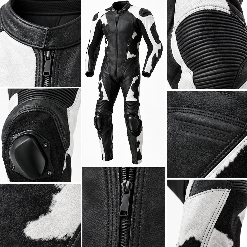 One-Piece Leather Race Suit - Standard