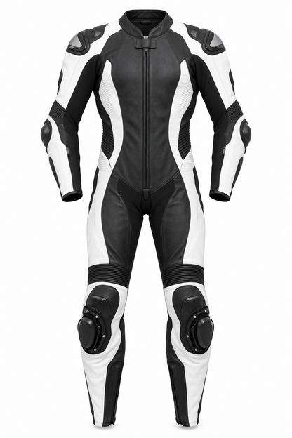 One-Piece Leather Race Suit - Standard